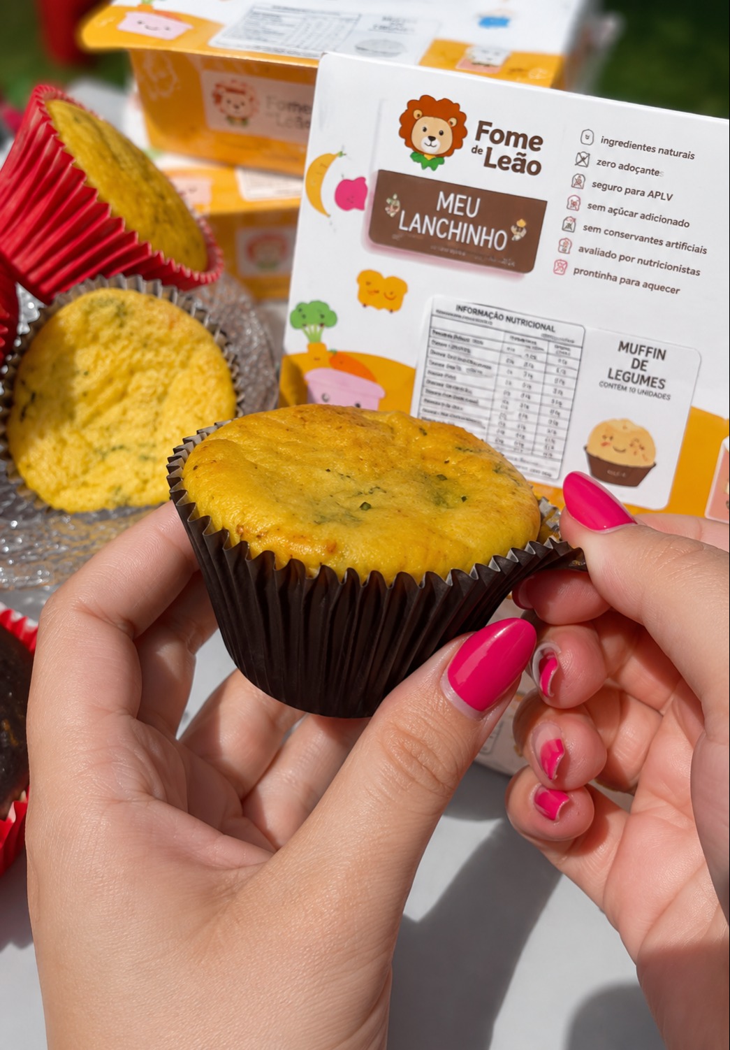Muffin de Legumes- Fome de Leão