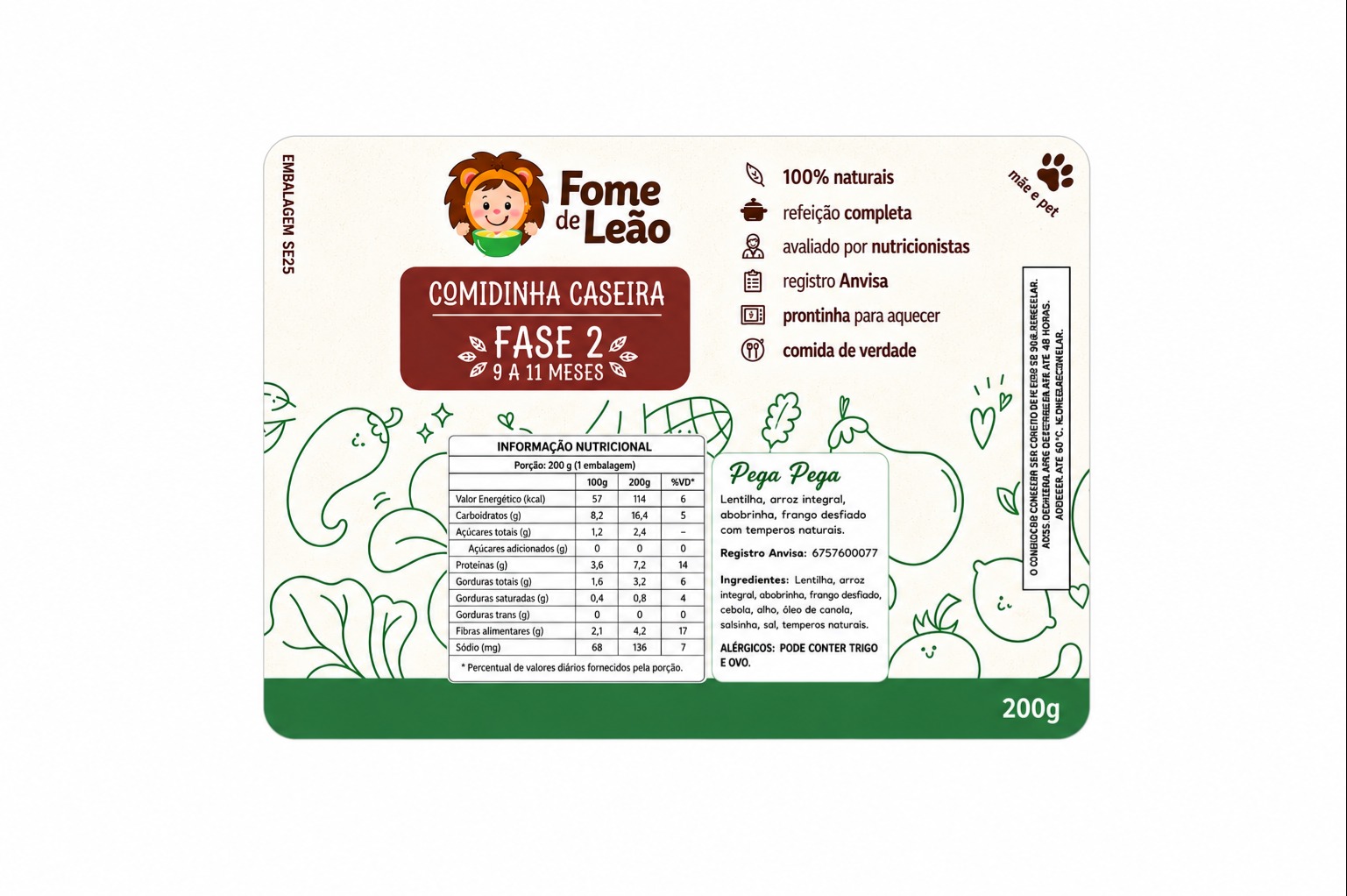 Pega Pega- Fome de Leão