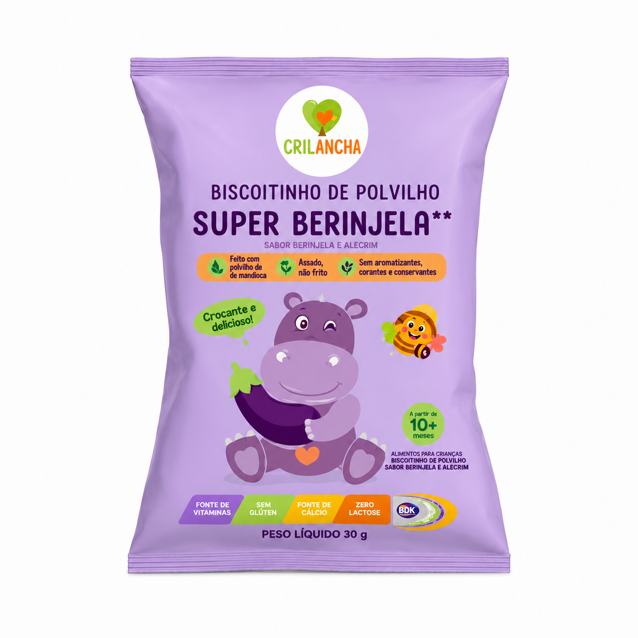 Polvilho super Berinjela Crilancha