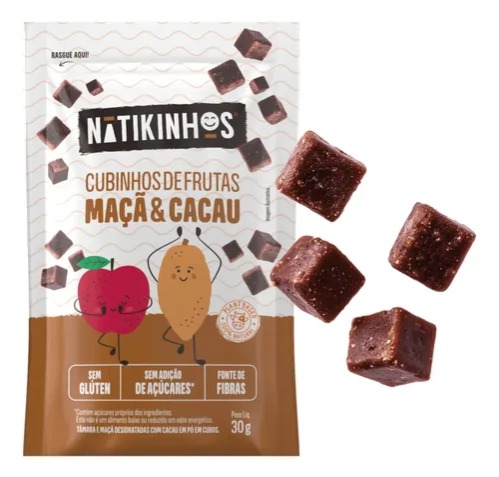 Natikinhos de Maçã e Cacau