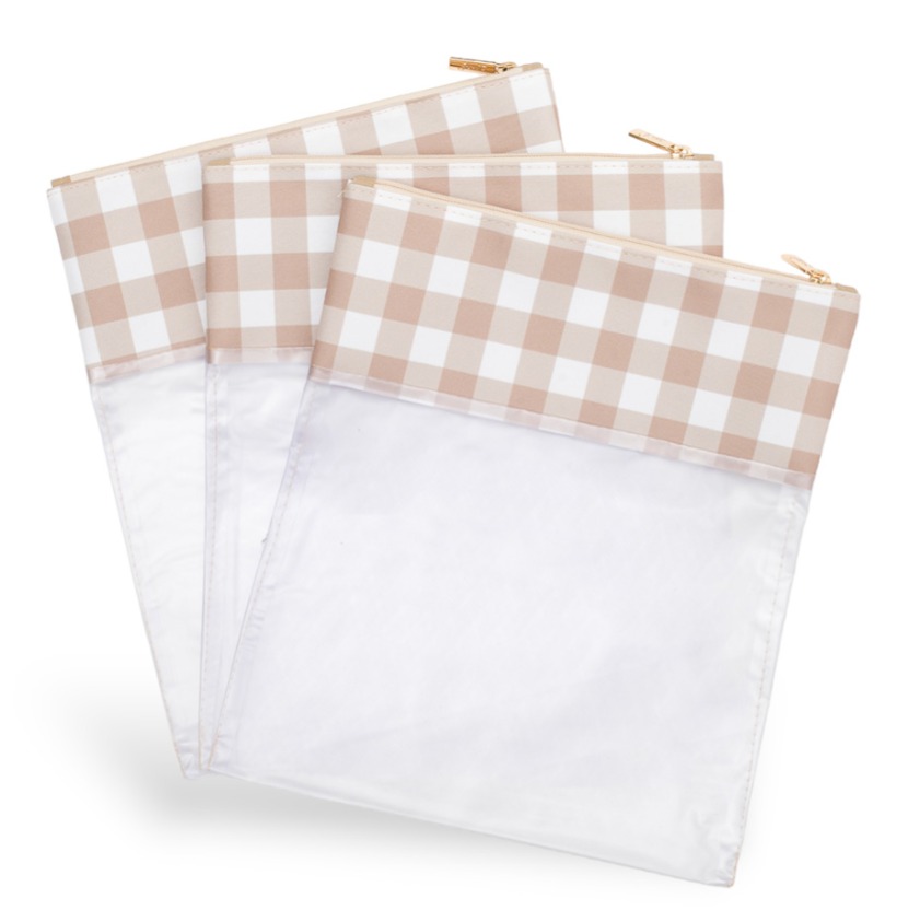 Kit Organizador de Maternidade Vichy