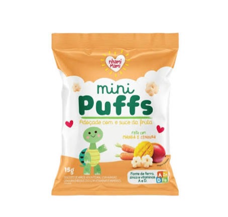 Mini Puffs Manga e Cenoura