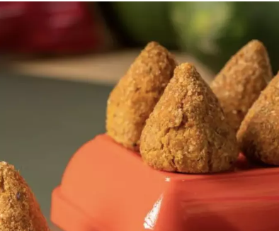 Coxinha de Batata Doce e Frango- Sementinha