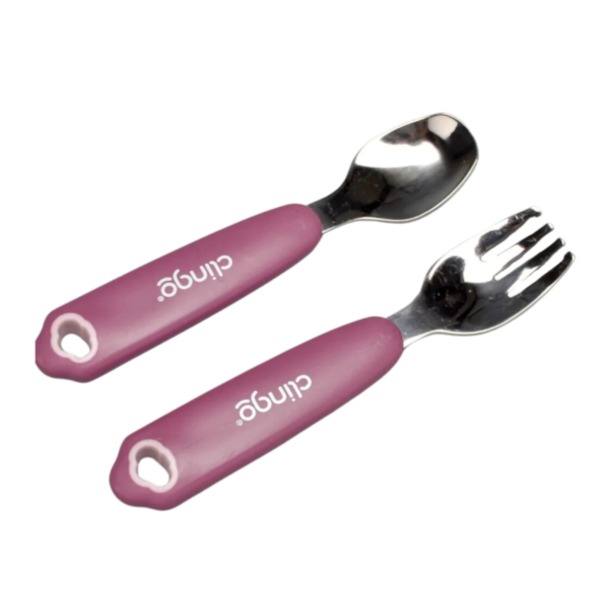 Talheres Metal Com Estojo Colors Rosa - Clingo