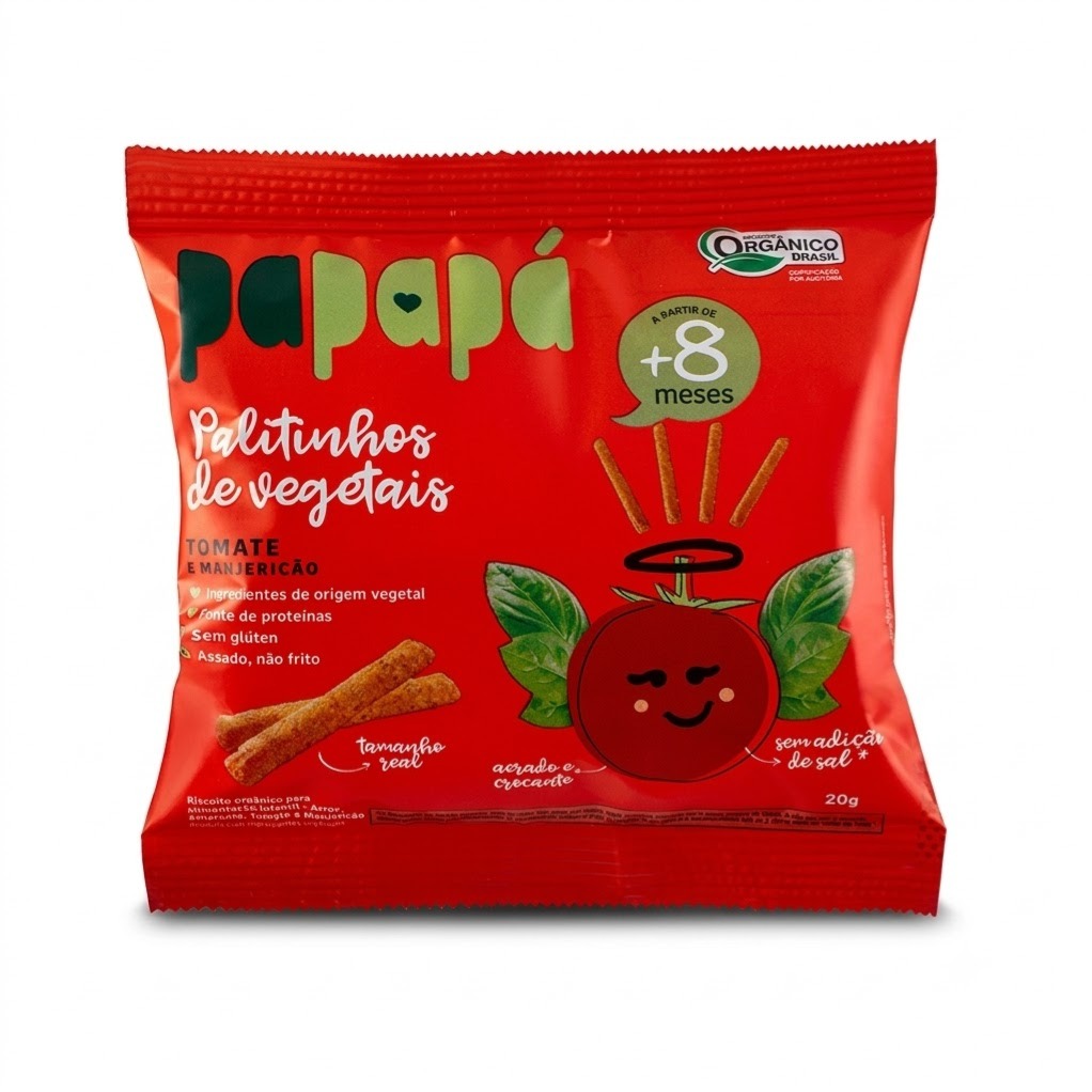 Palitinhos de Tomate e Mangericão