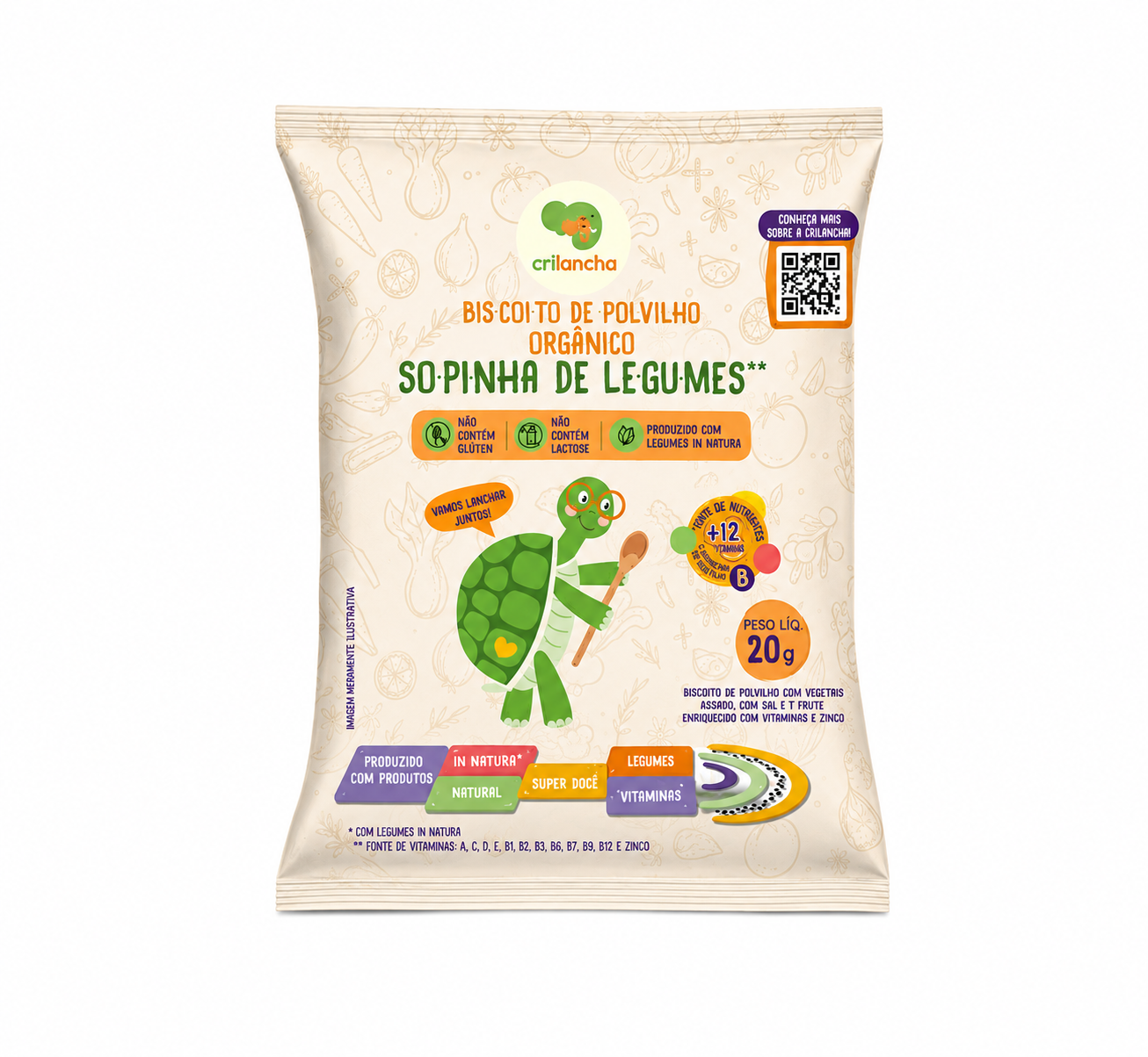 Polvilho Sopinha de Legumes Crilancha