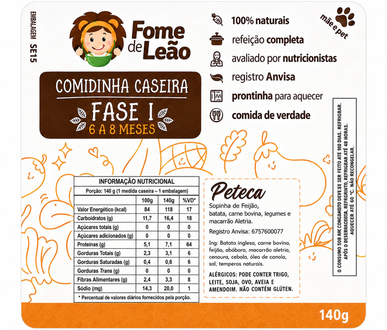 Peteca- Fome de Leão