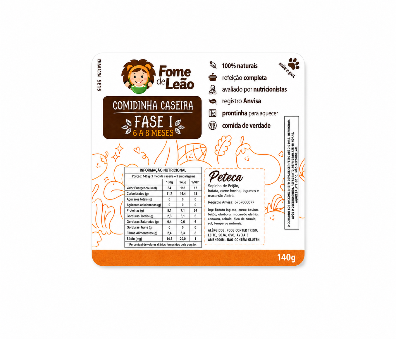 Peteca- Fome de Leão