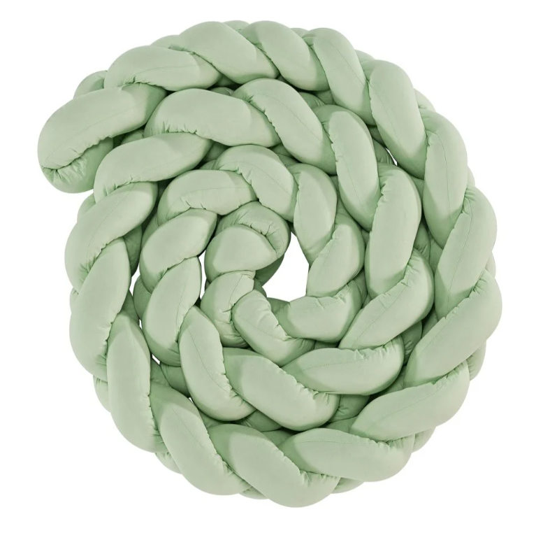 Trança Para Berço Verde