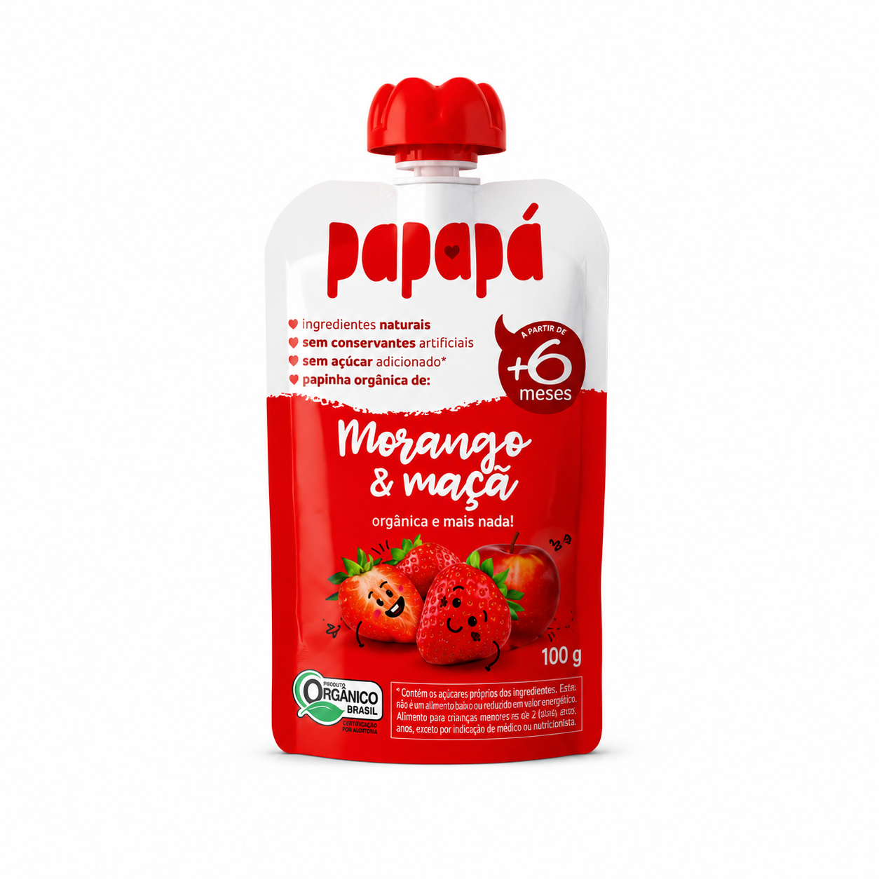 Morango e Maçã Papapa