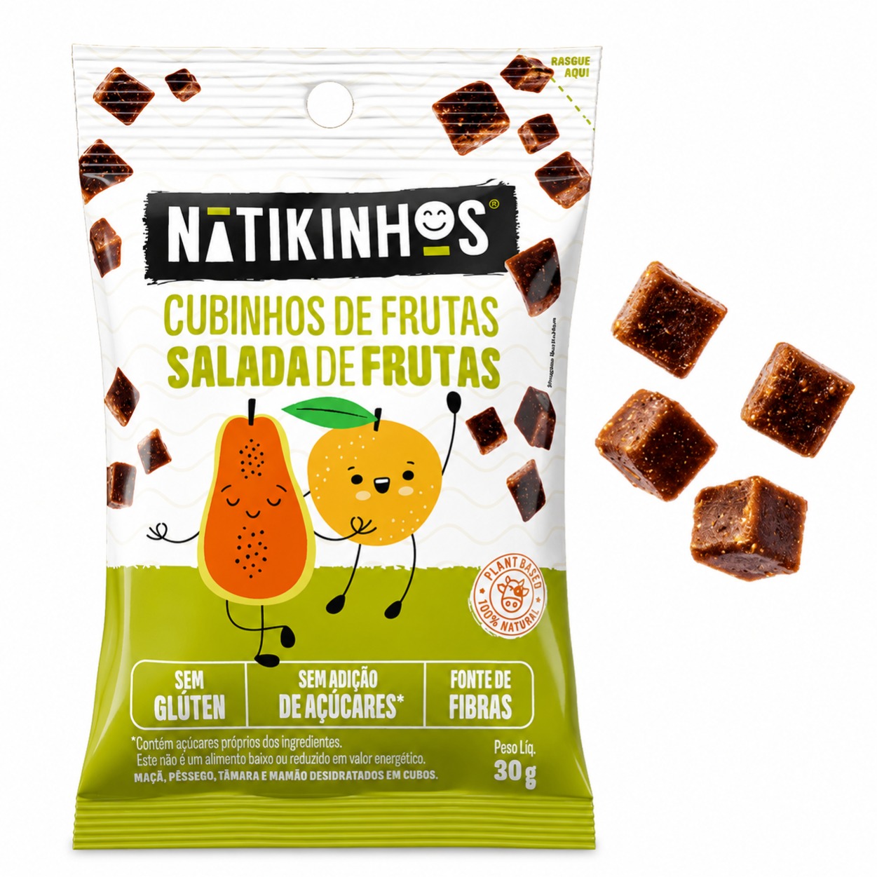 Cubinhos de Frutas Salada de Fruta