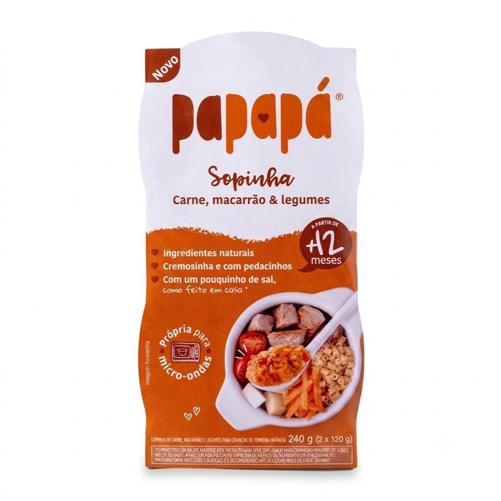 Sopinha de Carne, Macarrão e legumes