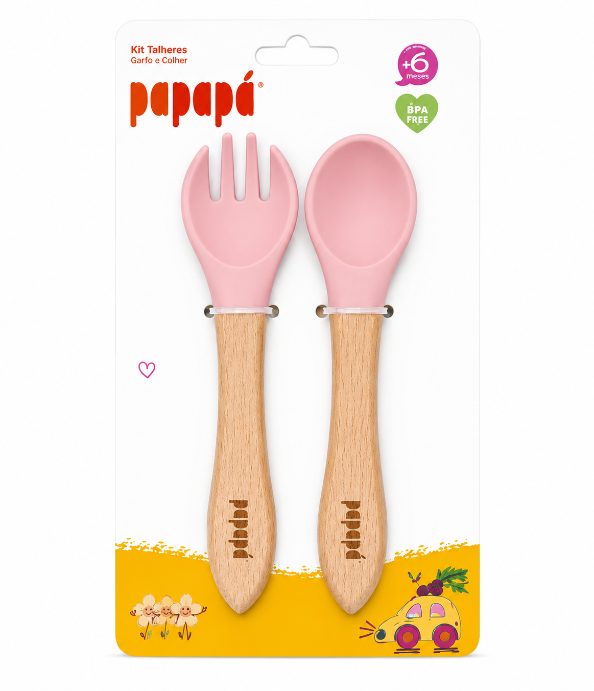Kit de Talheres Infantil Papapá