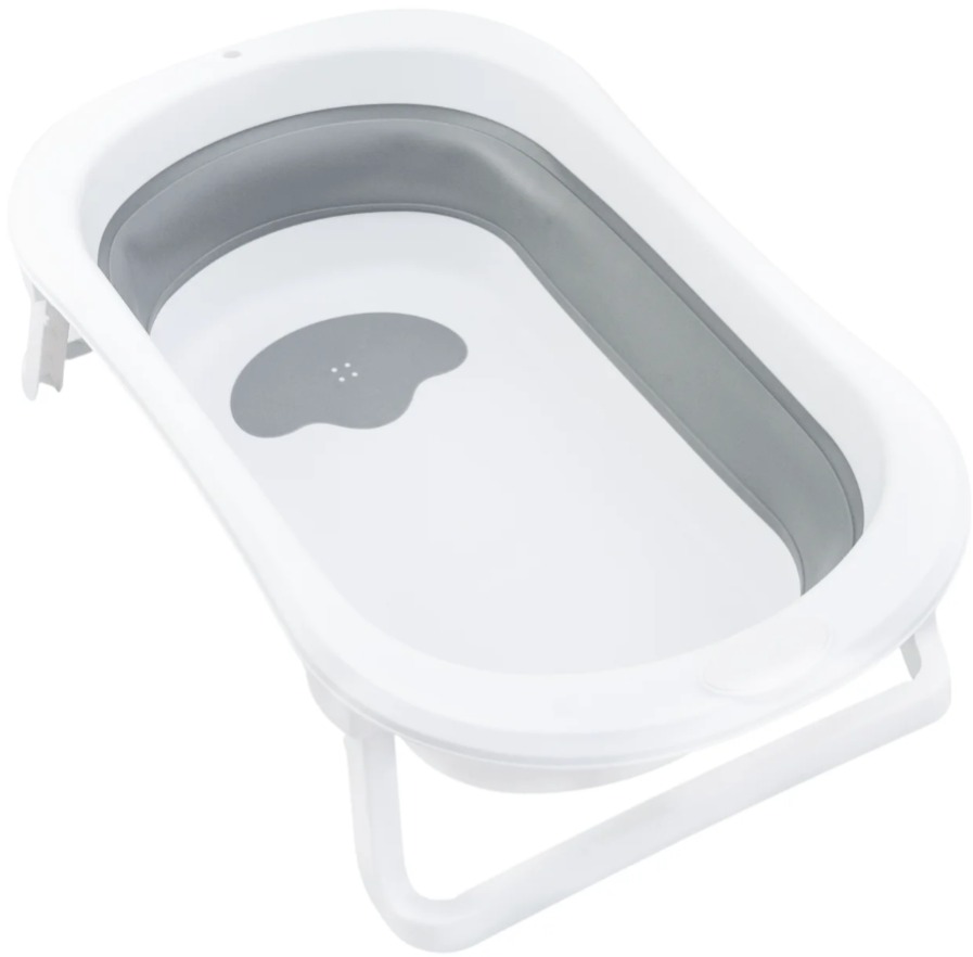 Banheira Dobravel Portatil para Bebe Compacta Galzerano Koa Cinza