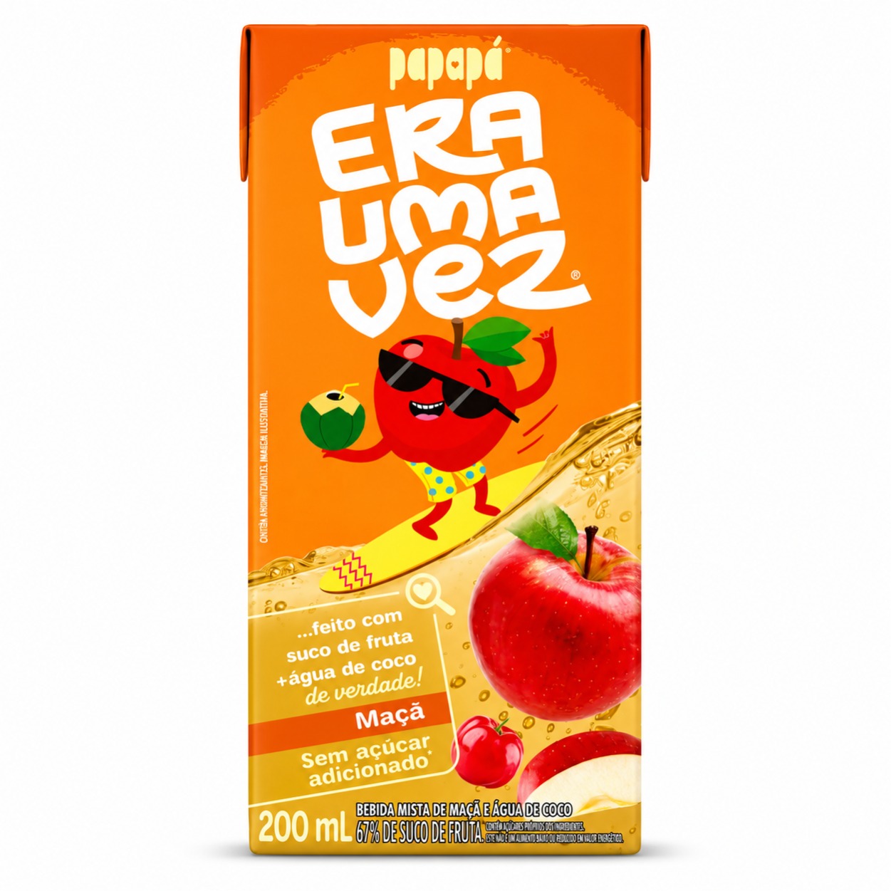 Suco de Maçã e Água de Coco - Era Uma Vez