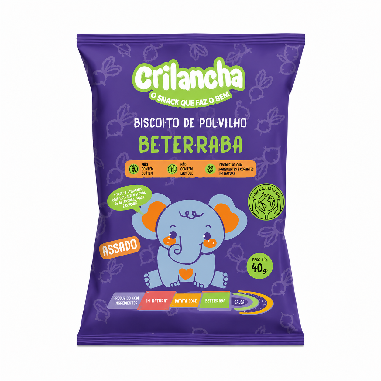 Polvilho Beterraba Crilancha