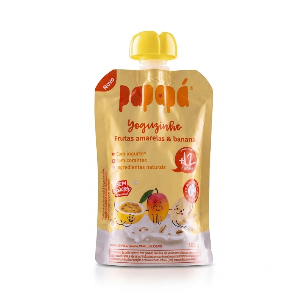 Papinha Yoguzinho de Frutas amarelas