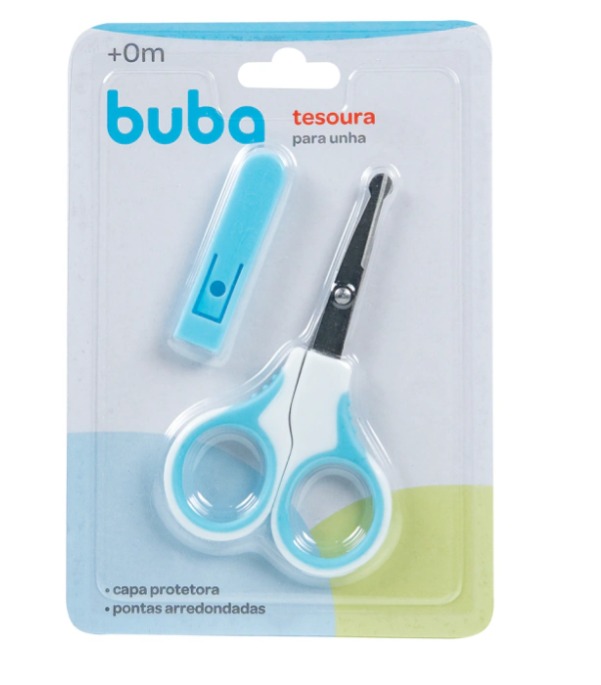 Tesoura para Unha Baby Buba - Azul