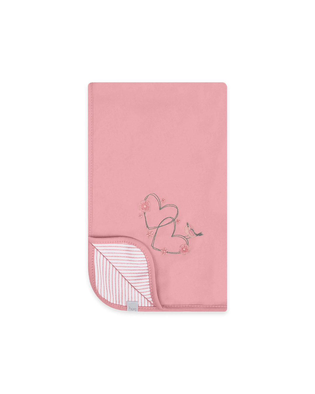 Manta De Suedine Meu Jardim Rosa - Hug