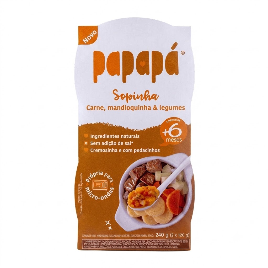 Sopinha de Mandioca e Legumes