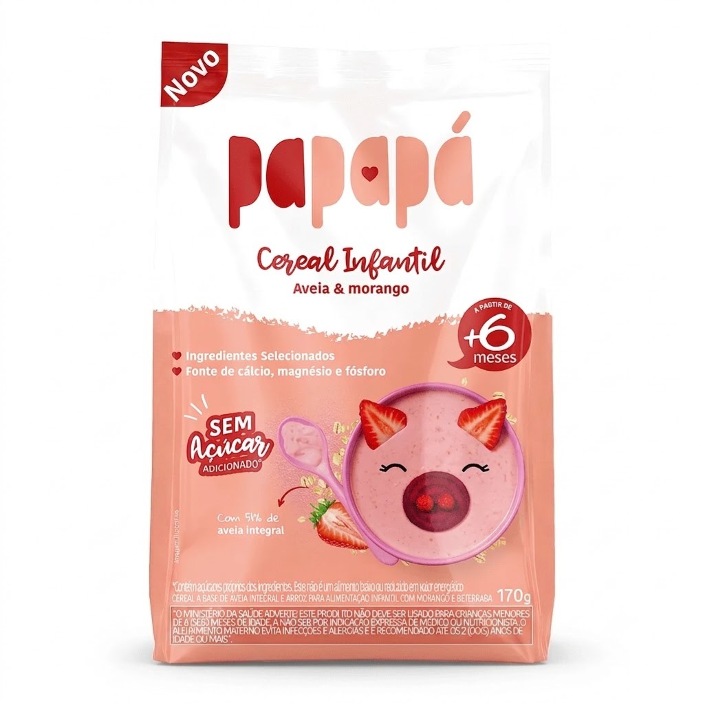 Papapa Cereal  de Morango