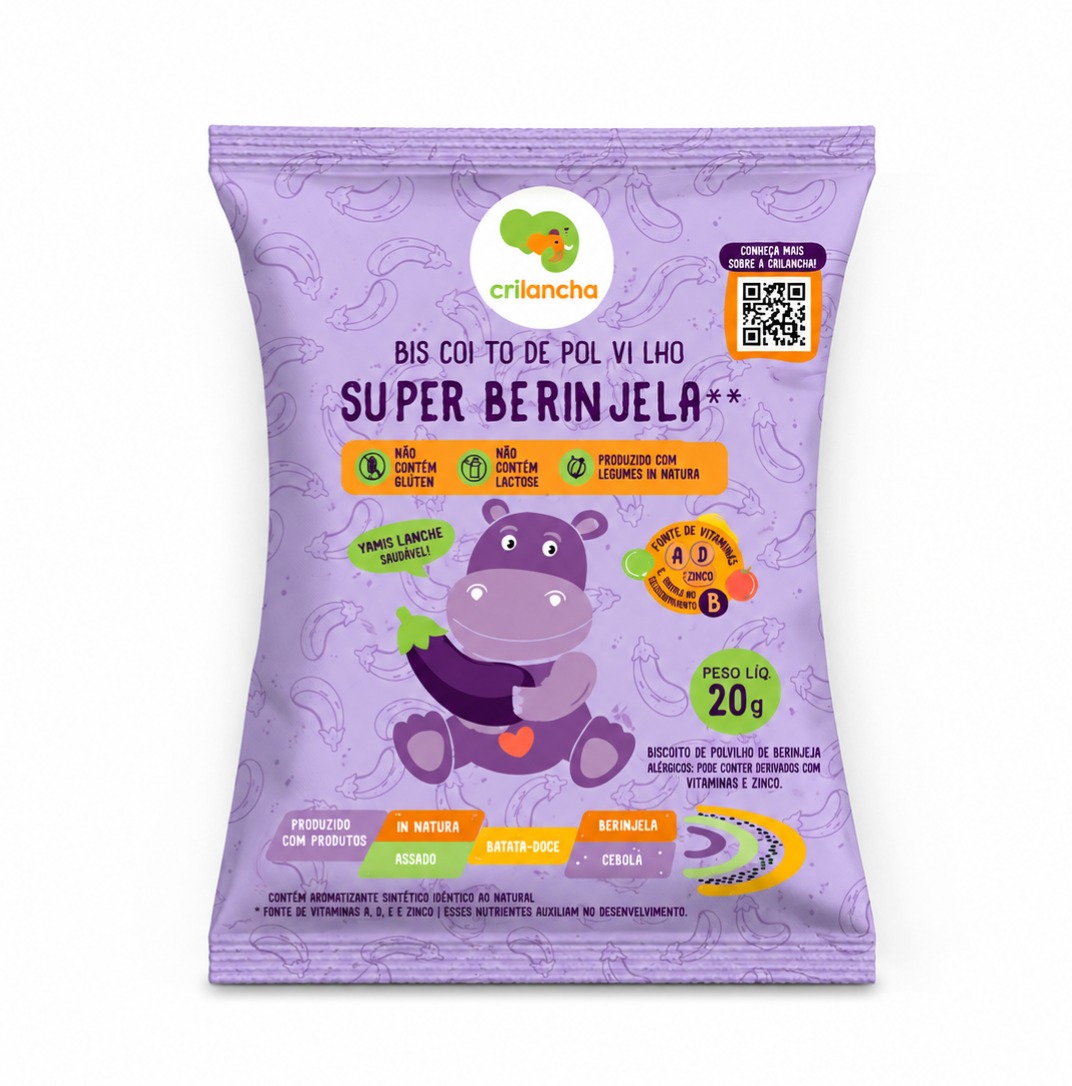 Biscoito de Polvilho super Berinjela