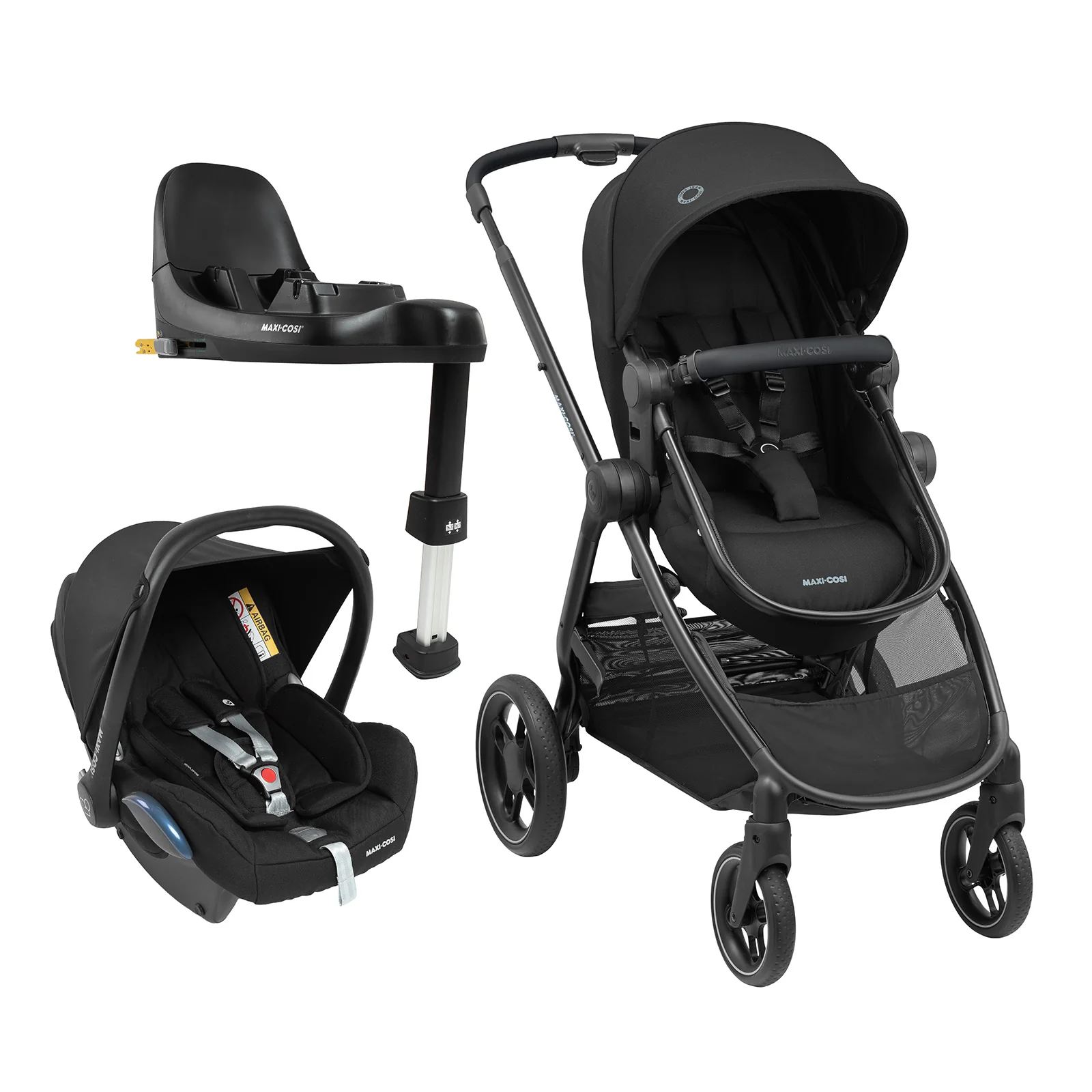Travel System Anna³ Trio Cabriofix Maxi Cosi - Essential Black