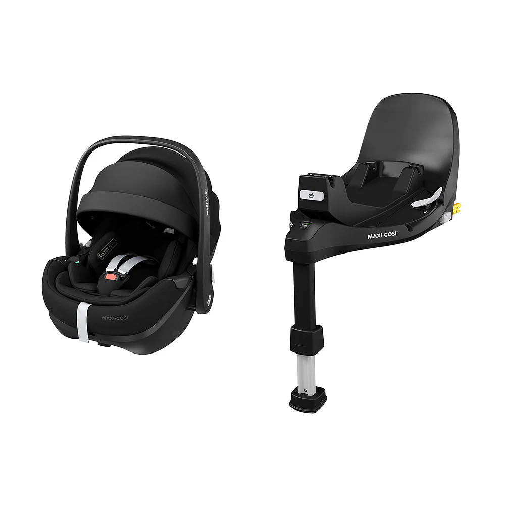 Bebê Conforto Pebble 360 Pro² com Base FamilyFix 360 Pro - Essential Black
