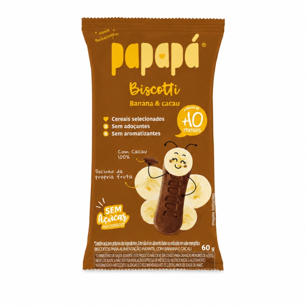 Biscotti de Banana e Cacau