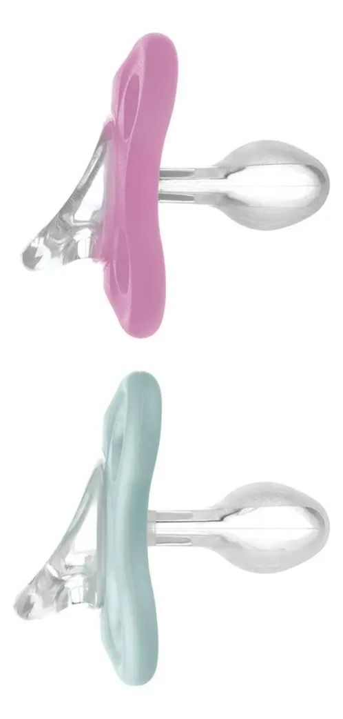 Chupeta MAM Comfort 100% silicone - 0-2 meses - Embalagem Dupla - 2