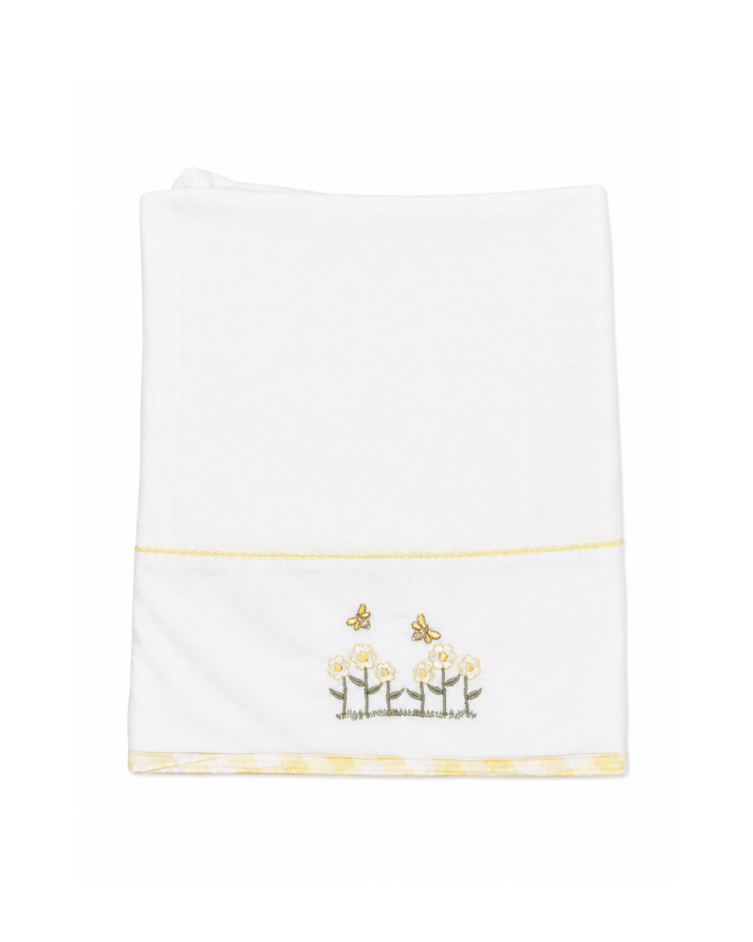 Toalha Fralda - Com Barrado - Amarelo - 1