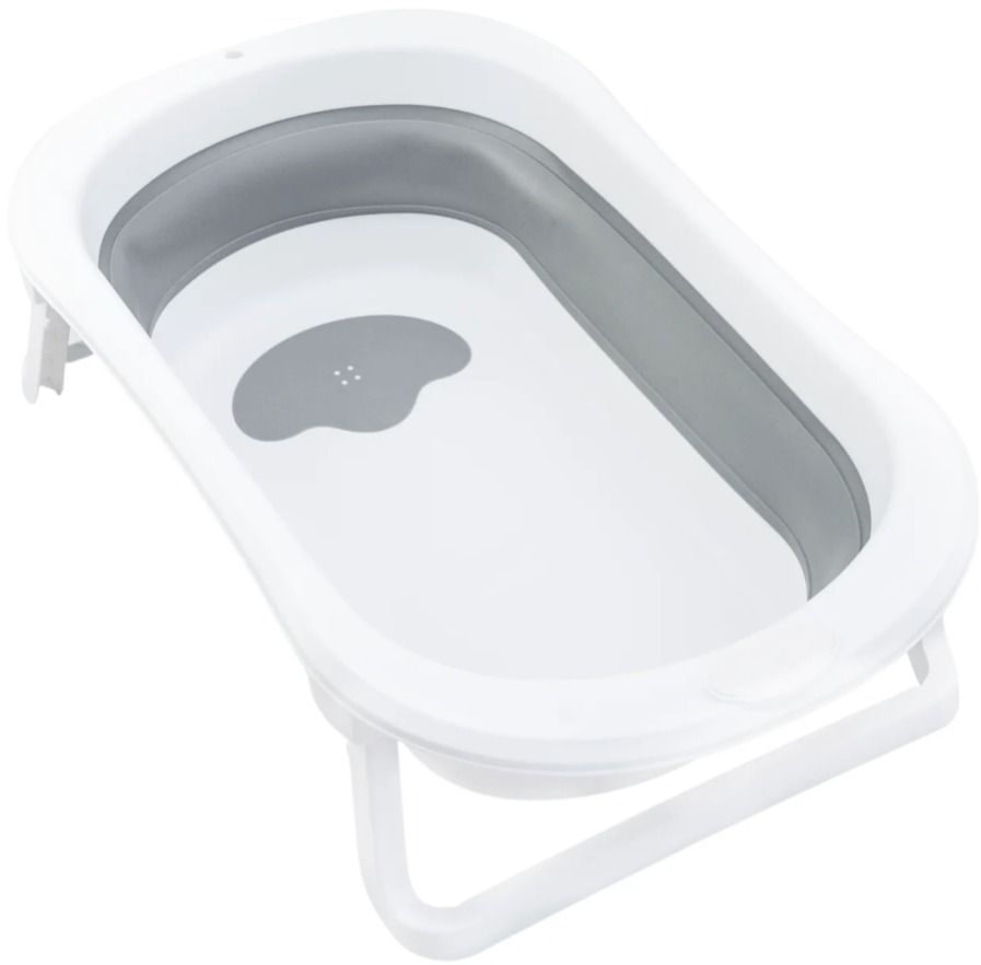 Banheira Dobravel Portatil para Bebe Compacta Galzerano Koa Cinza - 1