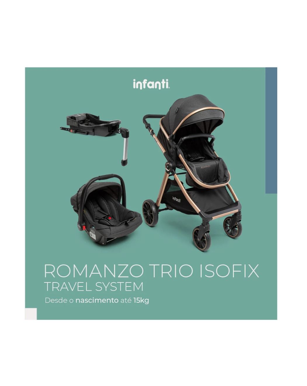 Travel System Romanzo Trio Isofix Infanti - 2