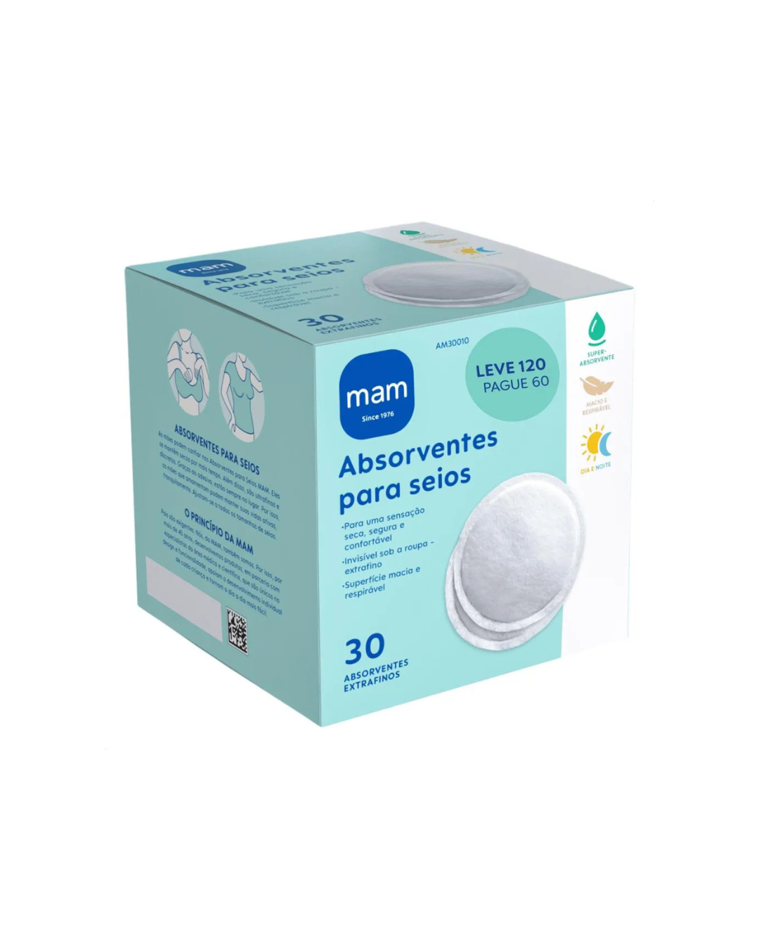 Absorvente para Seios MAM - 30 unidades - 1