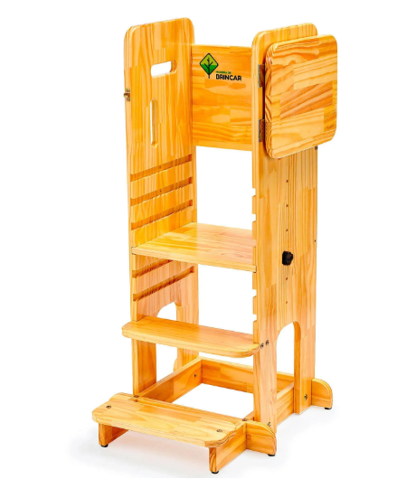 Aluguel de Torre de Aprendizagem Regulável Madeira de Brincar - Imagem 2
