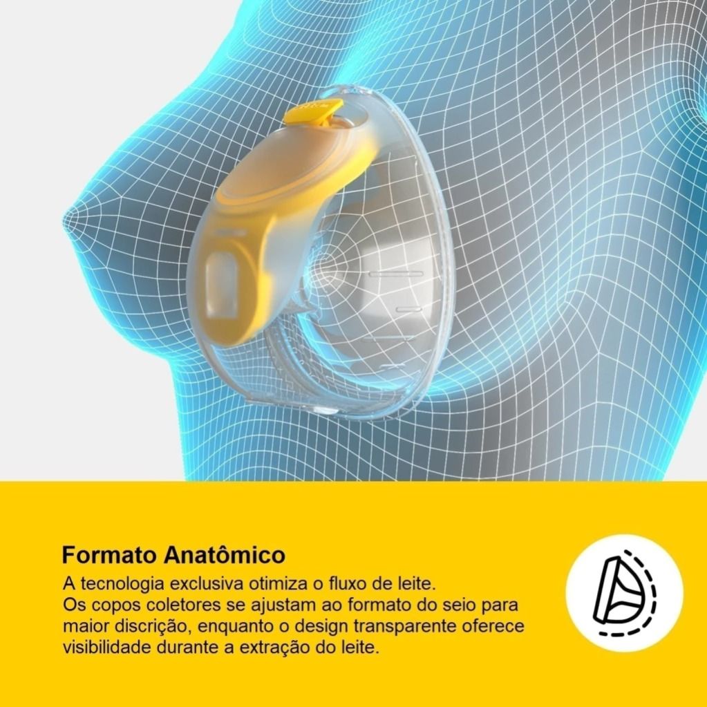 Aluguel de Bomba Tira Leite Elétrica Dupla Swing Maxi Hands Free - Dupla e Mãos Livres - Imagem 3
