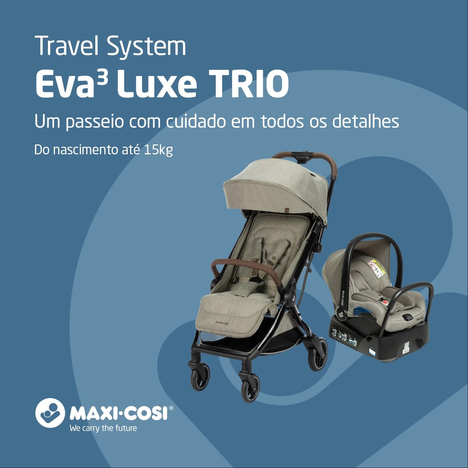 Travel System Eva 3 Luxe Trio Maxi Cosi - 2
